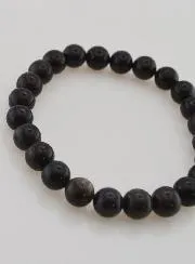 Edelstein Armband aus Schwarzem Opal 8 mm