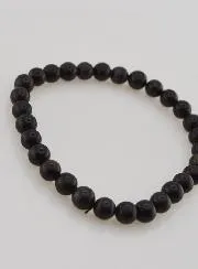 Edelstein Armband aus Schwarzem Opal 6mm