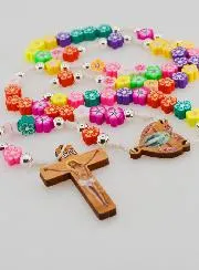 Mehrfarbiger Rosenkranz Wunderbare Gottesmutter für Kinder