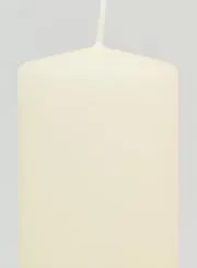 Tisch Deko Kerze 10 x 6 cm – Elfenbein