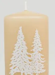 Dekokerze Winter Stimmung – Cappuccino