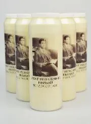 Set 6 Novenenkerzen zum Heiligen Pier Giorgio Frassati