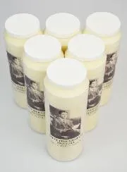 Set 6 Novenenkerzen zum Heiligen Pier Giorgio Frassati