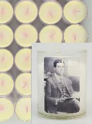 Set 48 Votivkerzen zum Heiligen Pier Giorgio Frassati