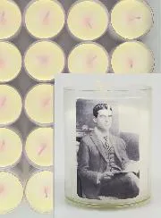 Set 24 Votivkerzen zum Heiligen Pier Giorgio Frassati