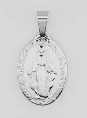 Wunderbare Medaille aus Edelstahl 22mm - Gebet auf Französisch