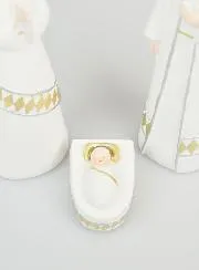 Weihnachtskrippe Heilige Familie 17cm