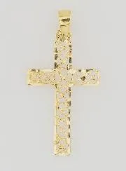 Anhänger Durchbrochenes Kreuz 9K Gold – 25mm