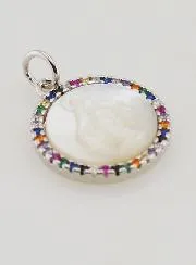 Medaille Wunderbare Madonna aus Perlmutt – 15mm