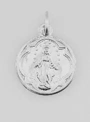 Medaille Wundertätige Madonna aus Aluminium – 15mm