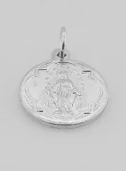 Medaille Wundertätige Madonna aus Aluminium – 15mm