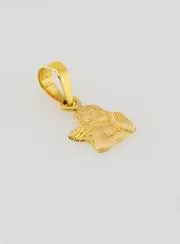 Anhänger Schutzengel aus 375er Gold – 6 mm