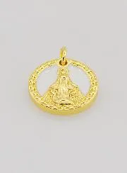 Anhänger Wunderbare Jungfrau Maria aus Perlmutt – 15 mm