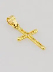 Anhänger Kreuz Kontur 15 mm – 9K Gold
