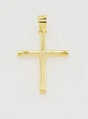 Kreuz Anhänger 21mm – 9K Gold