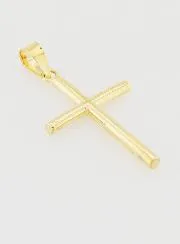 Kreuz Anhänger 21mm – 9K Gold