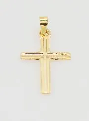 Anhänger Kreuz 23mm – 9K Gold