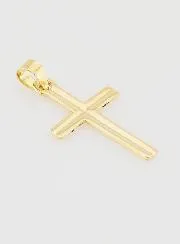 Anhänger Kreuz 23mm – 9K Gold
