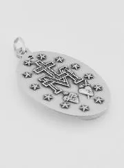 Große Wundertätige Medaille in Massiv Silber – 33mm