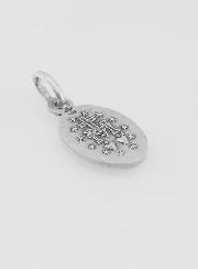 Wundertätige Medaille mit Wellenrand Silber – 13mm