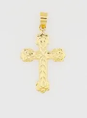 Anhänger Barock Kreuz 20mm – 9K Gold