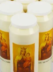 Set 20 Novenenkerzen Madonna vom Berge Karmel