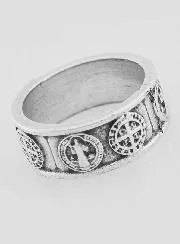 Religiöser Ring Heiliger Benedikt – Größe 58