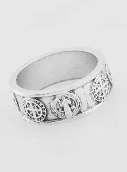 Religiöser Ring Heiliger Benedikt – Größe 62