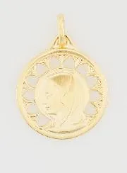 Durchbrochener Vergoldeter Anhänger Maria – 20mm