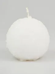 Deko Kerze Winter Kugel – 8cm