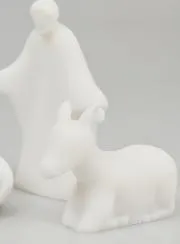 Weihnachtskrippe aus Alabaster – 5 Figuren