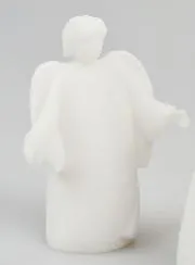 Weihnachtskrippe aus Alabaster – Engelboten