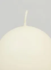 Deko Kugelkerze 80mm – Elfenbein