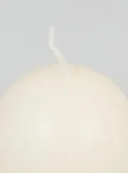 Deko Kugelkerze 60mm – Elfenbein