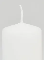 Dekokerze Stumpenkerze 70mm – Weiß