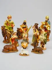 Weihnachtskrippe 11 Figuren - 7cm