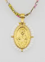 Wundertätige Medaille mit Perlen - Liberty Band