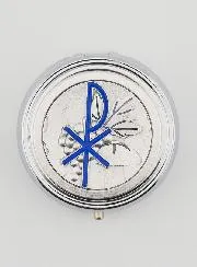 Hostienbehälter PAX – Silberfarben