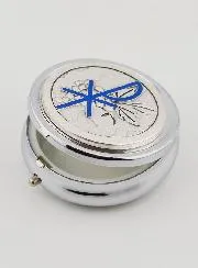 Hostienbehälter PAX – Silberfarben