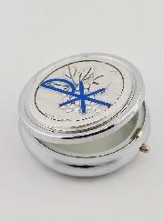 Hostienbehälter PAX – Silberfarben