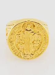 Siegelring des Heiligen Benedikt - Größe 59