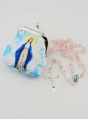 Rosenkranz Wunderbare Madonna mit Etui