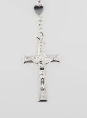 Rosenkranz Wunderbare Madonna aus Hämatit Herz