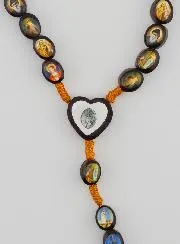 Rosenkranz Wundertätige Madonna aus Holz - 60cm