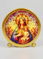 Beleuchtete Ikone - Madonna mit Kind