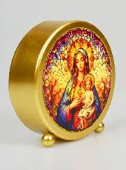 Beleuchtete Ikone - Madonna mit Kind