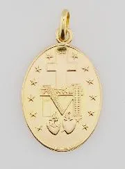 Wunderbare Medaille 18K Gold - 25mm