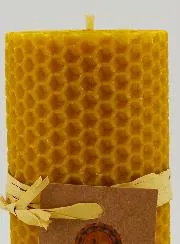 100 % Natürliche Bienenwachs Kerze – 10x5cm