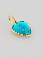 Blaue Wundertätige Medaille in Herzform – 10mm