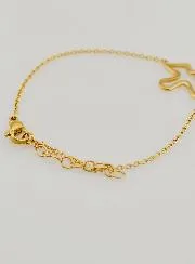 Armband Heiliger Geist Filigrane aus Goldfarbenem Edelstahl